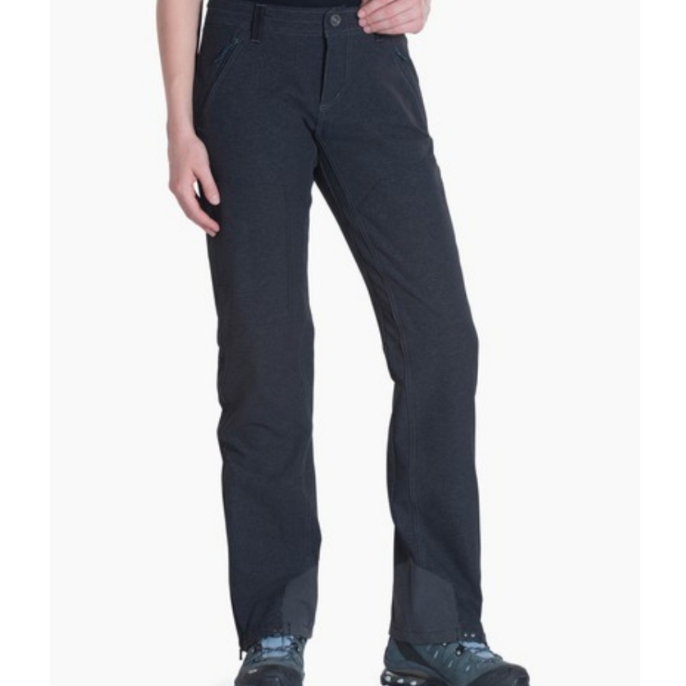 Kuhl hiking pants: breathable dry summer trekking, mesh durable grey 6 regular